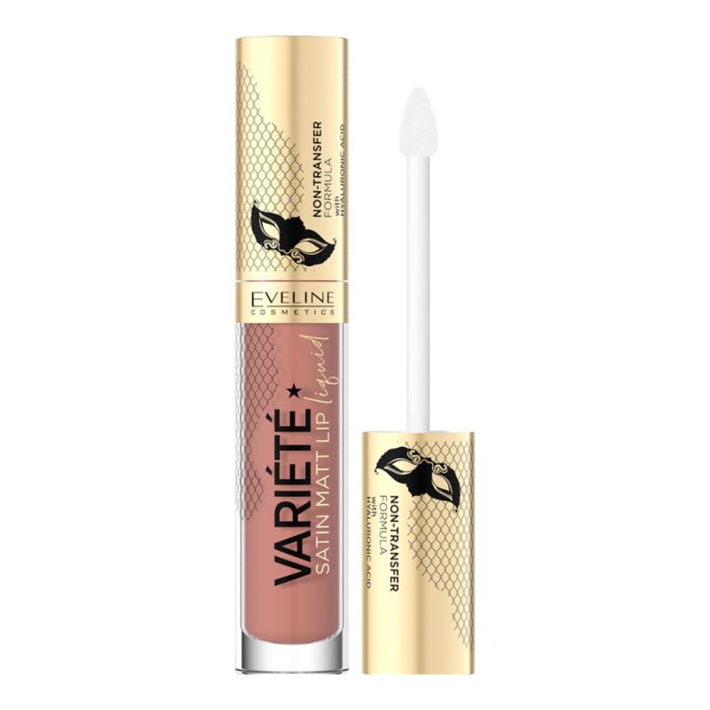 Eveline Variete Satin Mat Lip Liquid No 01, 4.5ml