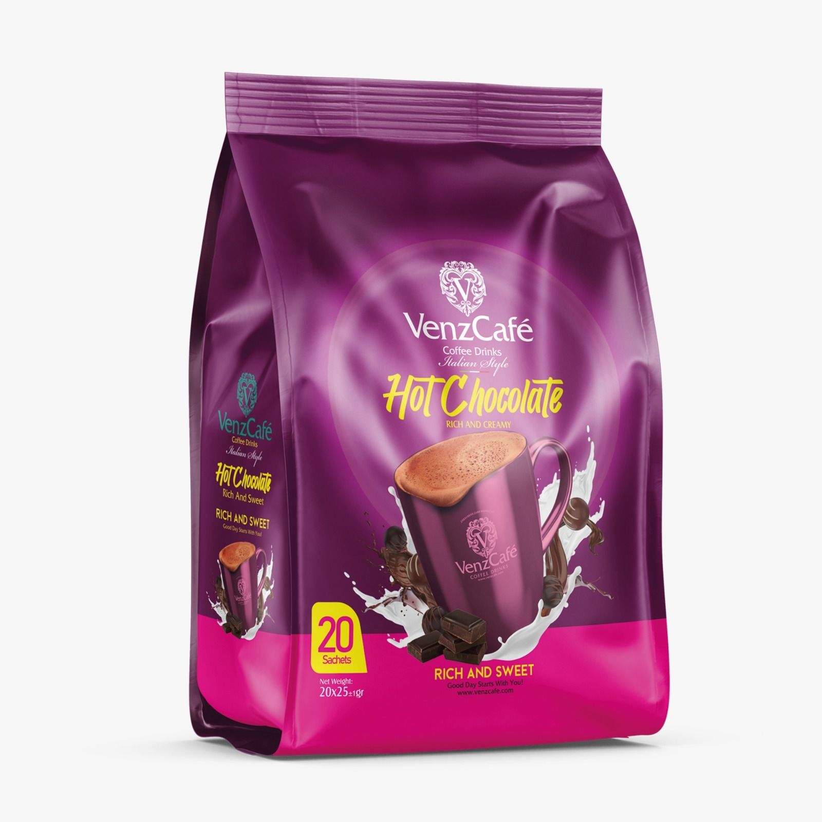 Buy VenzCafe 3in1 Coffee Mix, 24x20g Online in Oman | Talabat Oman