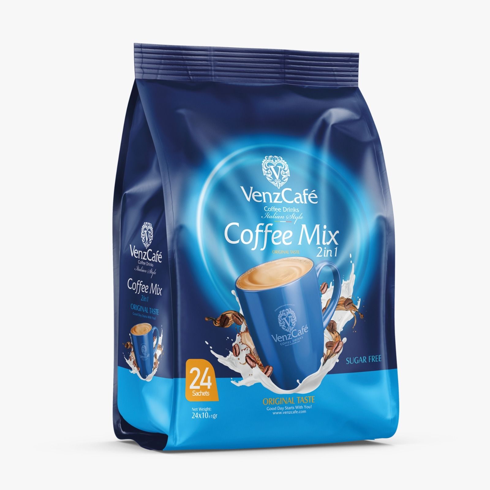 Buy VenzCafe 3in1 Coffee Mix, 24x20g Online in Oman | Talabat Oman