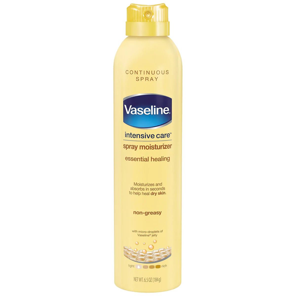 Vaseline Spray and Go Moisturizer, 184g