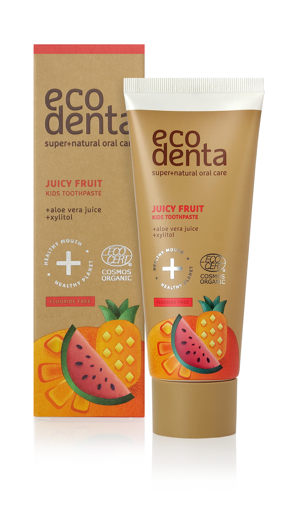 Ecodenta Cosmos Organic Juicy Fruity Toothpaste, 75ml