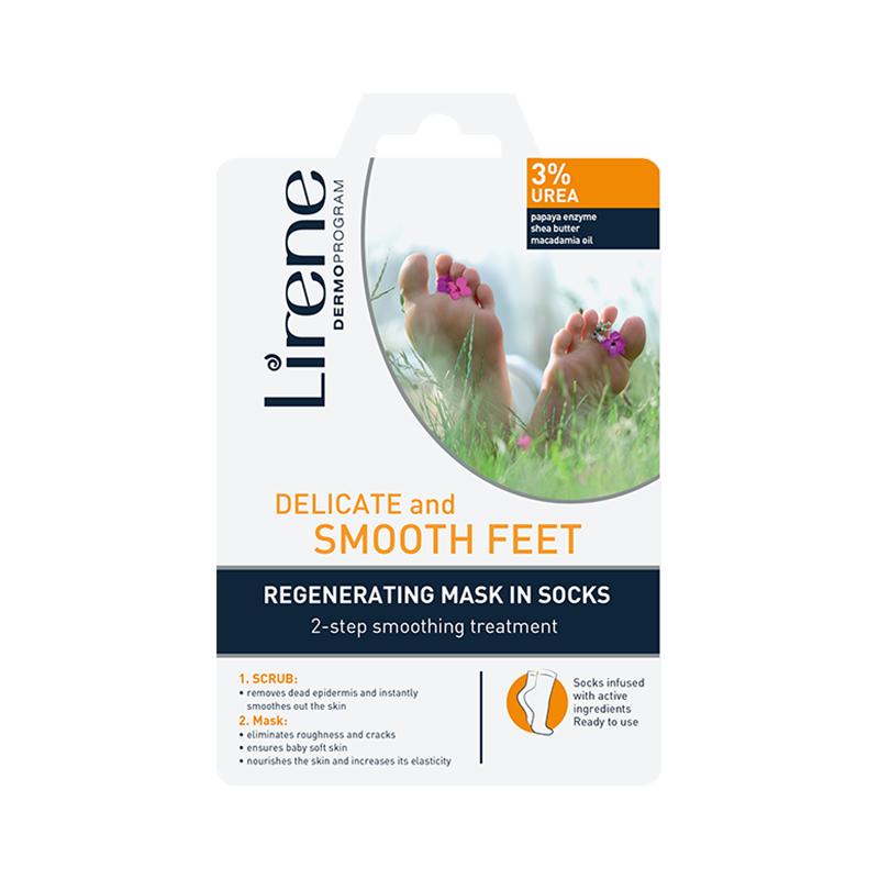 Lirene Delicate Smth Feet Regenerating Mask Insocks