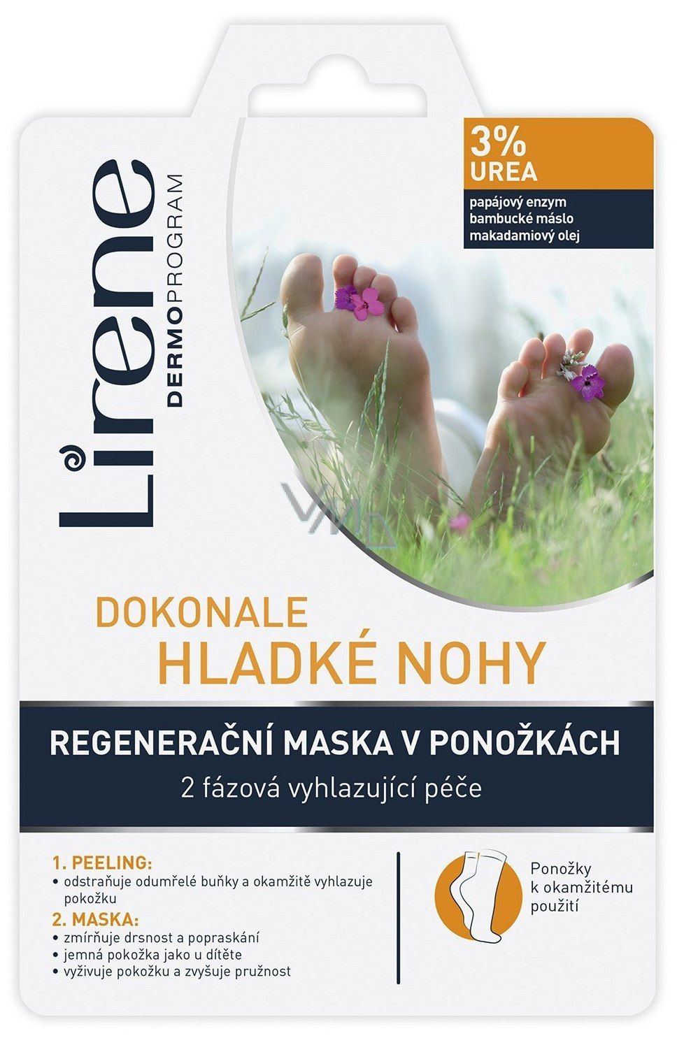 Lirene Baby Soft Feet Exfoliating Mask In Socks 2S