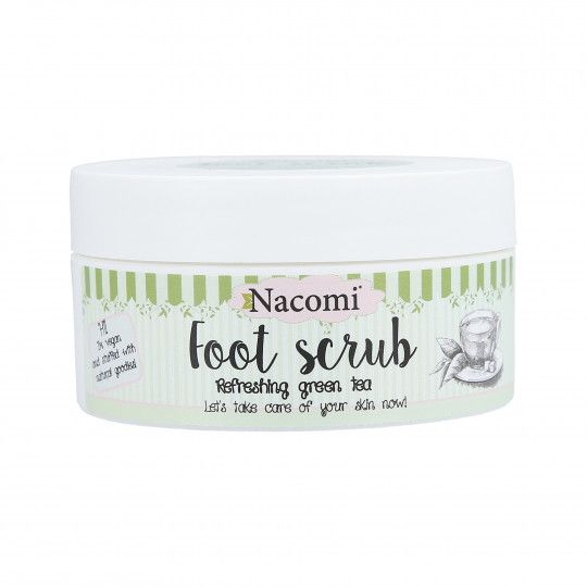 Nacomi Foot Scrub Refreshing Green Tea, 125g