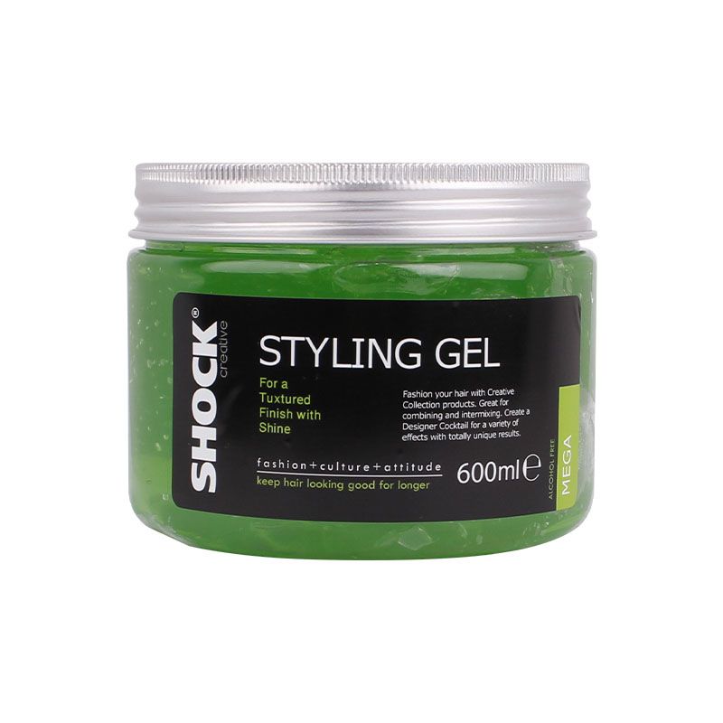 Shock Men Styling Hair Gel, 600ml