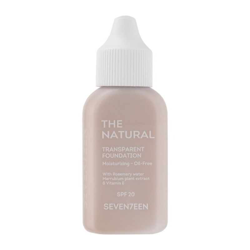 Seventeen The Natural Transparent Foundation, No.1, 35ml