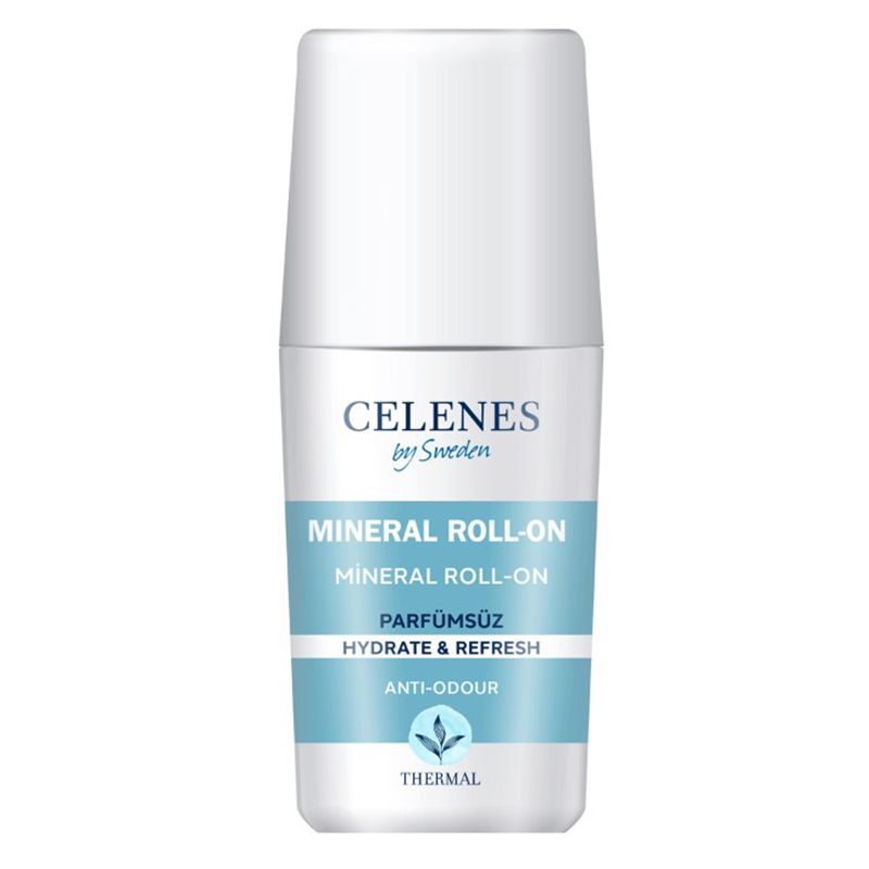Celenes Unscented Sensitive Skin Thermal Mineral Roll On, 75ml