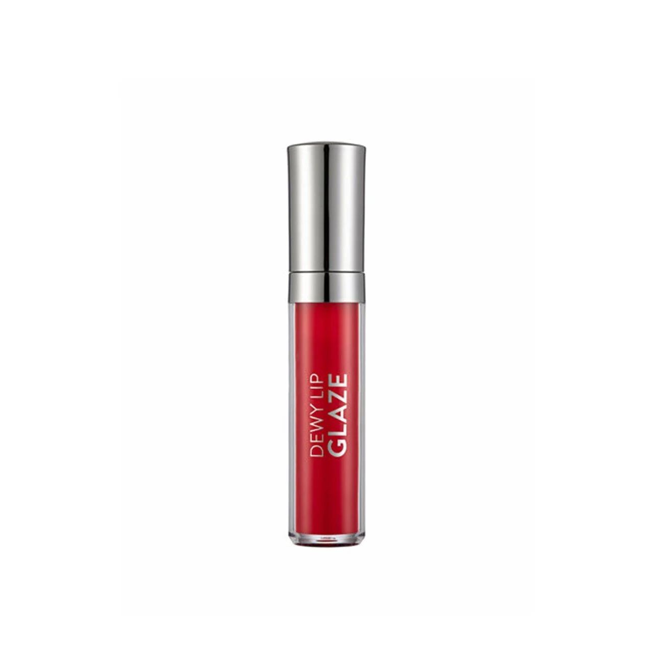 Flomar Dewy Lip Glaze - 08 Lacquered Red