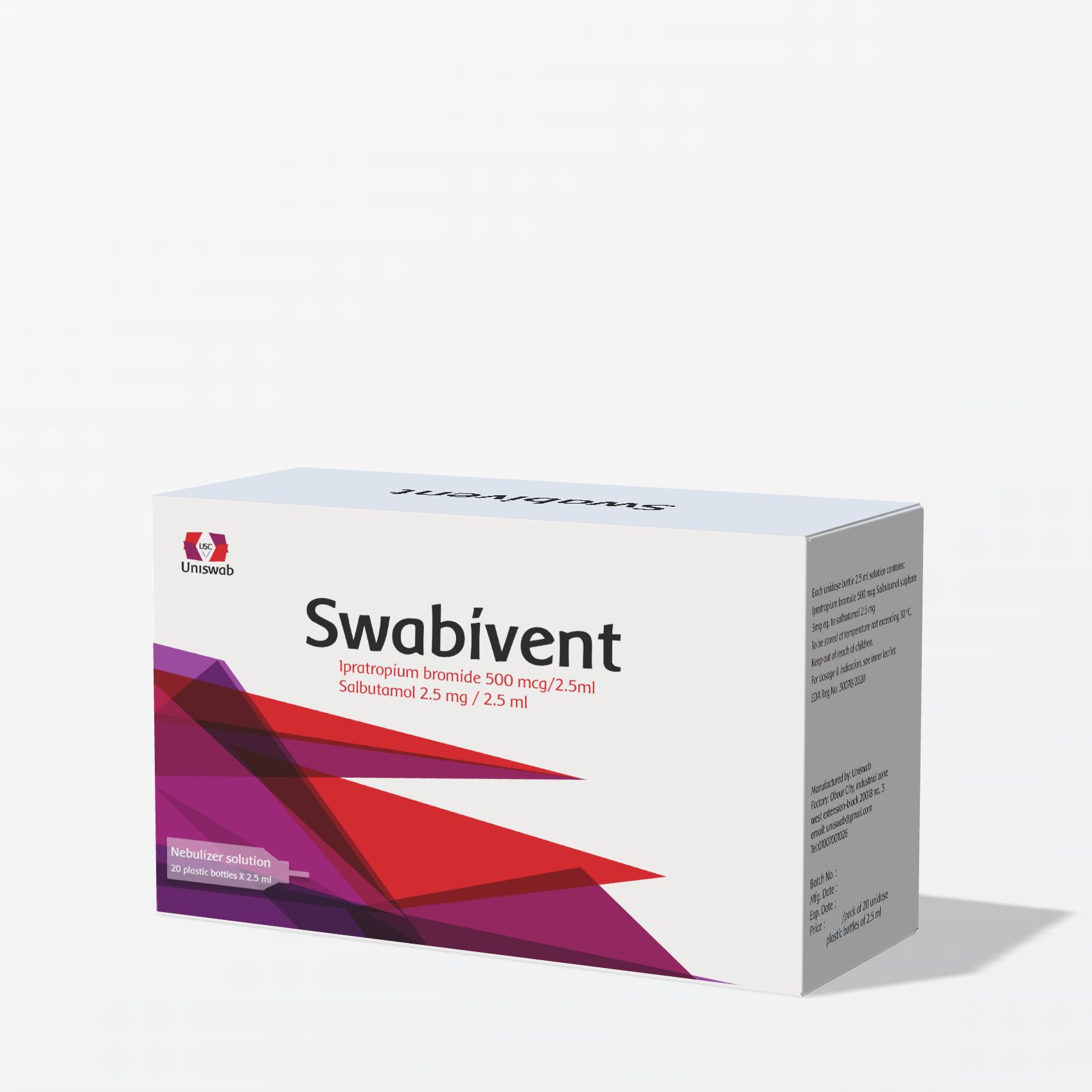 Swabivent Ipratropium & Salbutamol Solution for Nebulizer