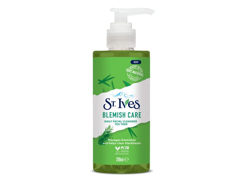 St Ives Blemish Care Tea Tree Facial Cleanser, 200ml