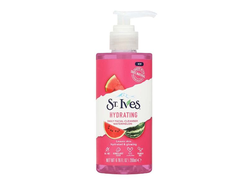 St Ives Hydrating Watermelon Facial Cleanser, 200ml