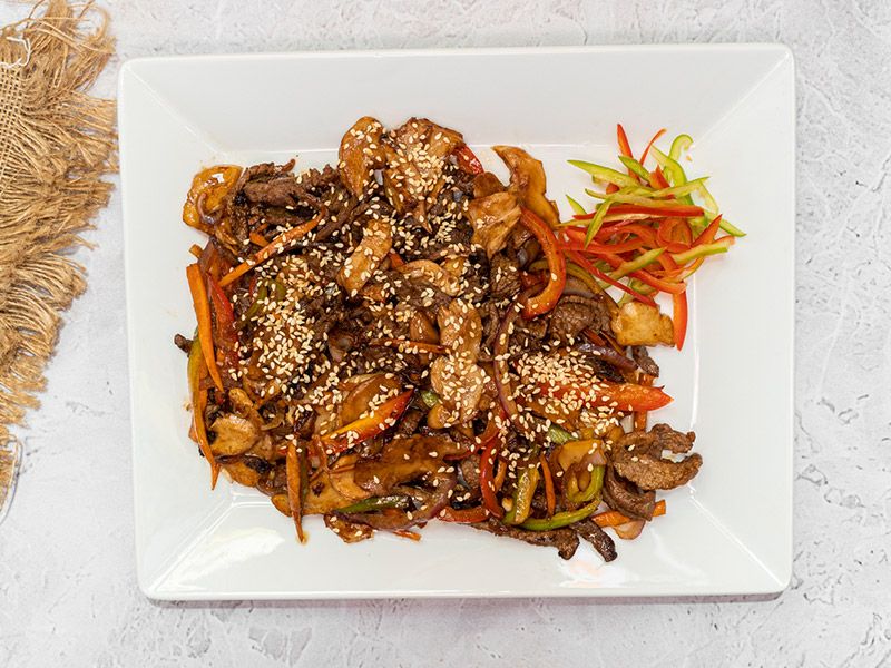 Japanese Beef Teppanyaki Platter