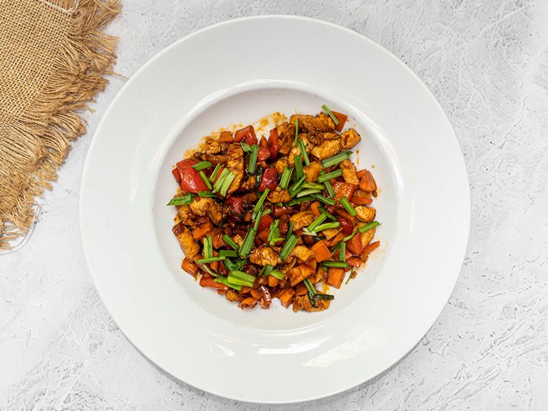 Chinese Spicy Chicken Kung Paw Platter
