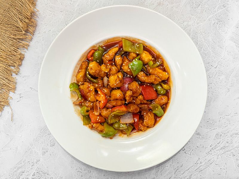 Chinese Chicken Sweet & Sour Platter