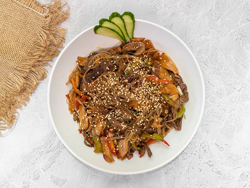 Japchae Beef Glass Noodles
