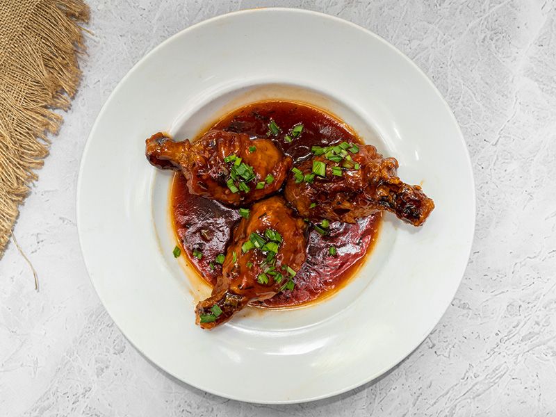 Sweet Yangnyeom Korean Fried Chicken Platter