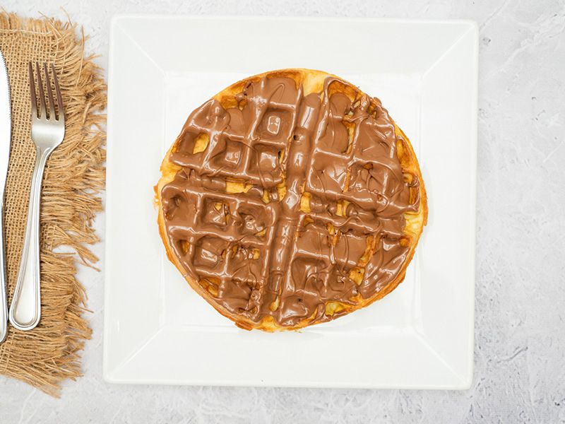 Chocolate Waffle With Hazelnut