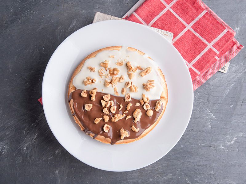 Melted Chocolate Waffle