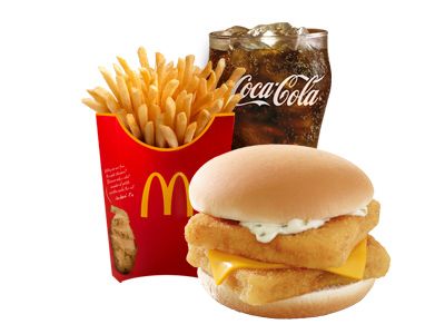 Double Filet-O-Fish Large Meal