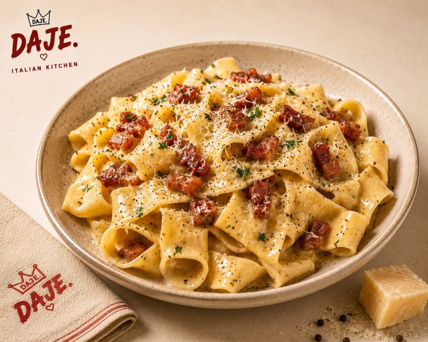 Pappardelle Carbonara