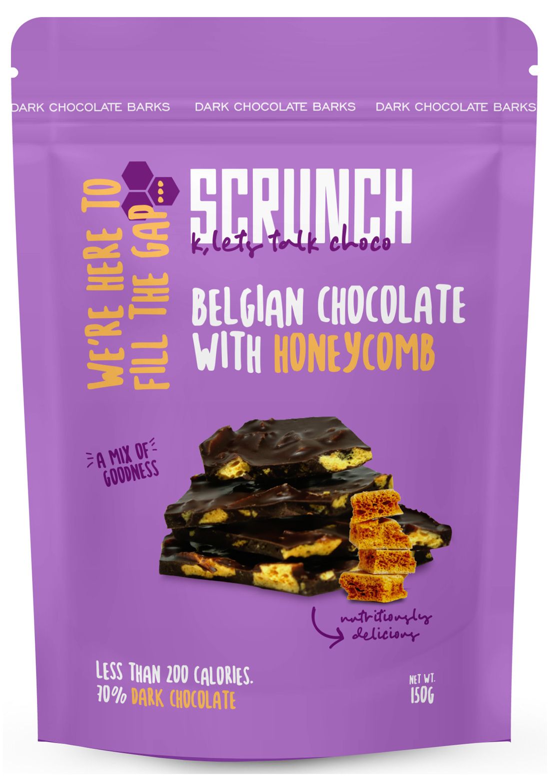 Dark Chocolate Honeycomb 35 Grams