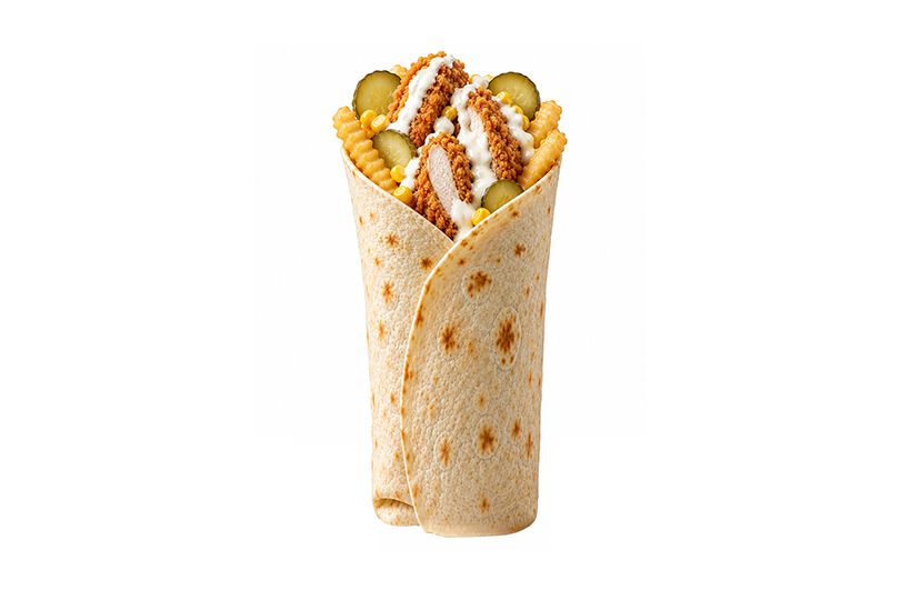 Chicken Garlic Sauce Wrap