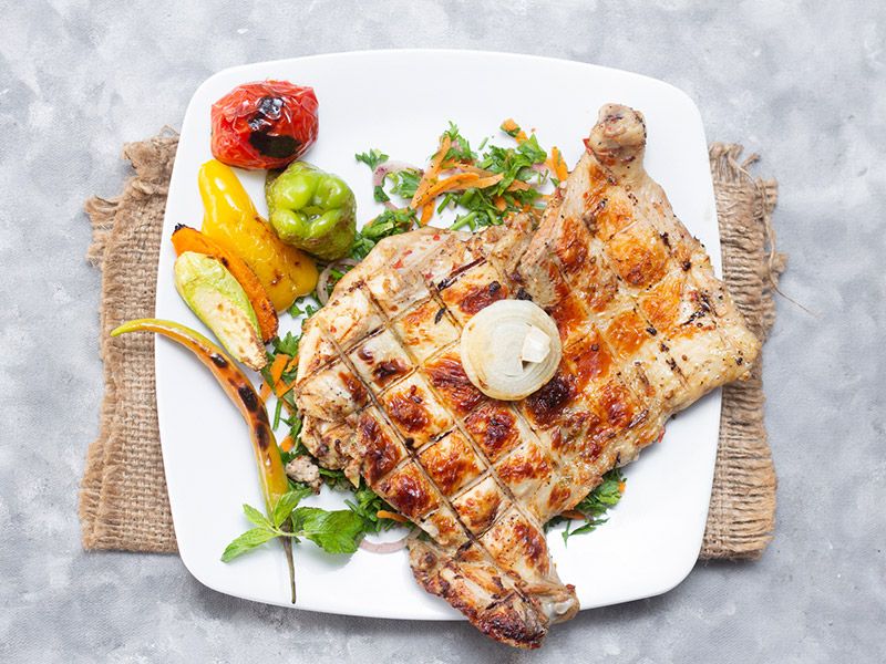 Quarter Chicken Shish Kebab