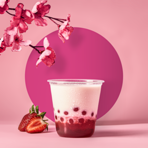 Milk Shake Boba Strawberry