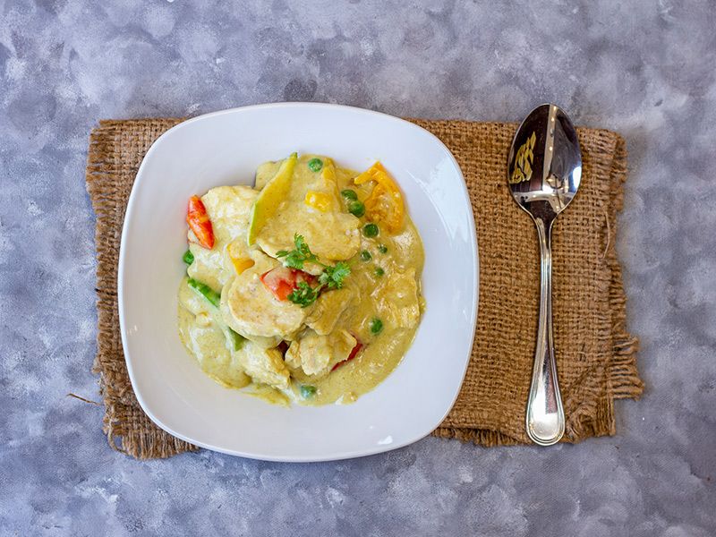 Thai Green Curry Chicken - Spicy
