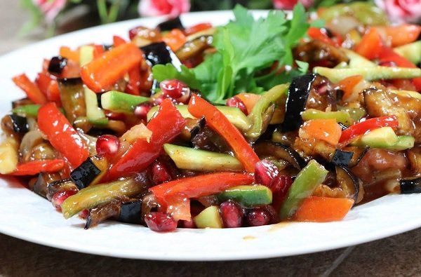 Eggplant Salad Sandwich