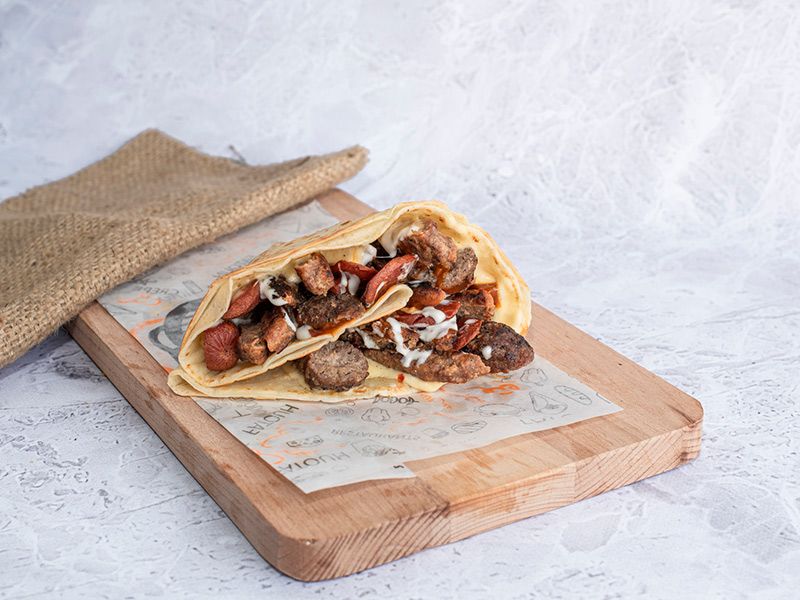 Meat Mix Crepe