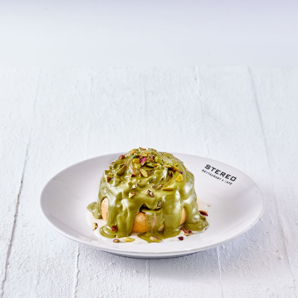 Pistachio Cinnamon Roll