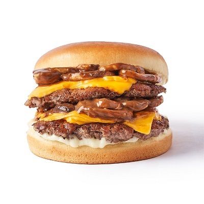 OG Mushroom Burger Double Sandwich