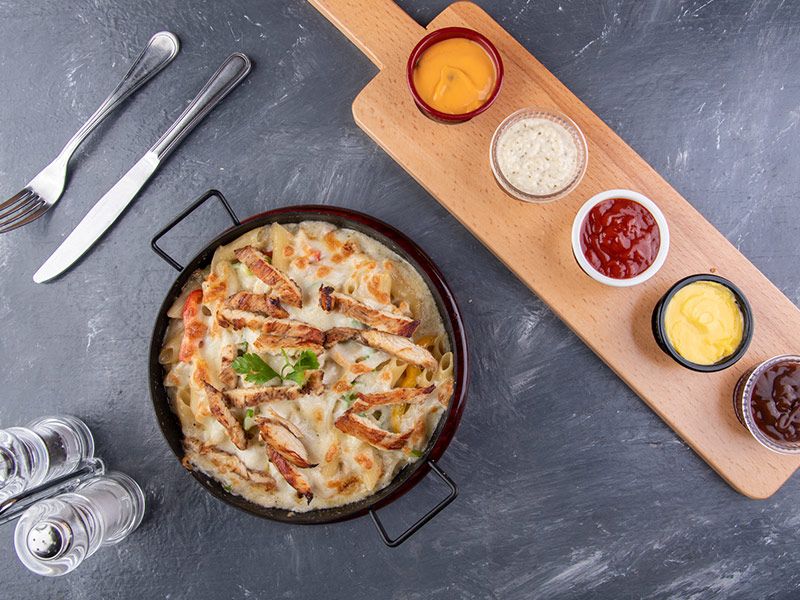 Pasta With Oven Chicken