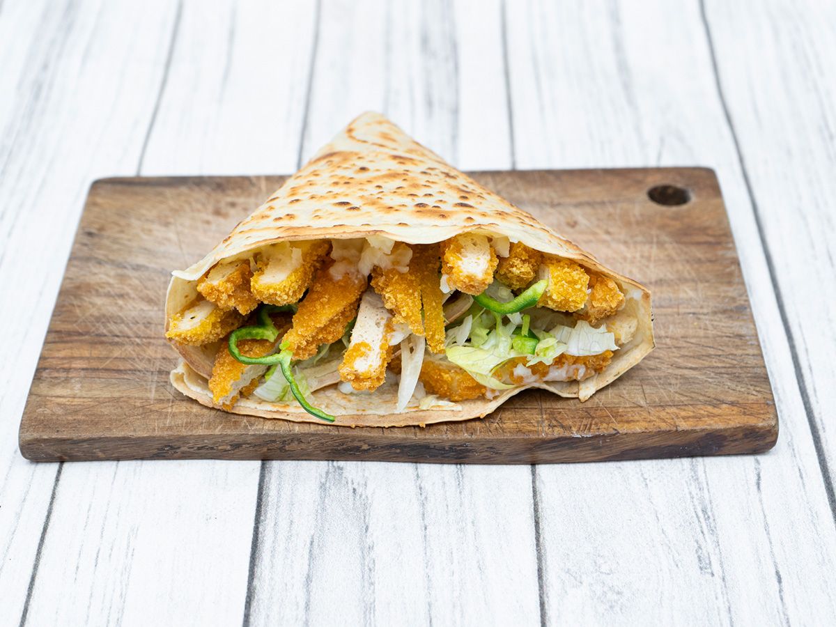 Chicken Burger Crepe