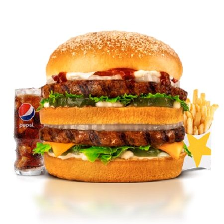 Double Hardee Beef Combo