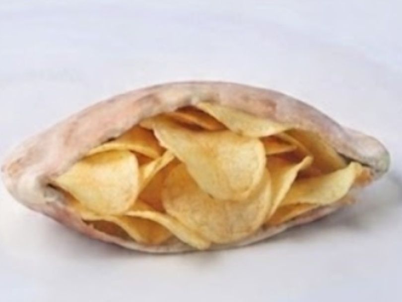 Potato Chips Sandwich Crispy