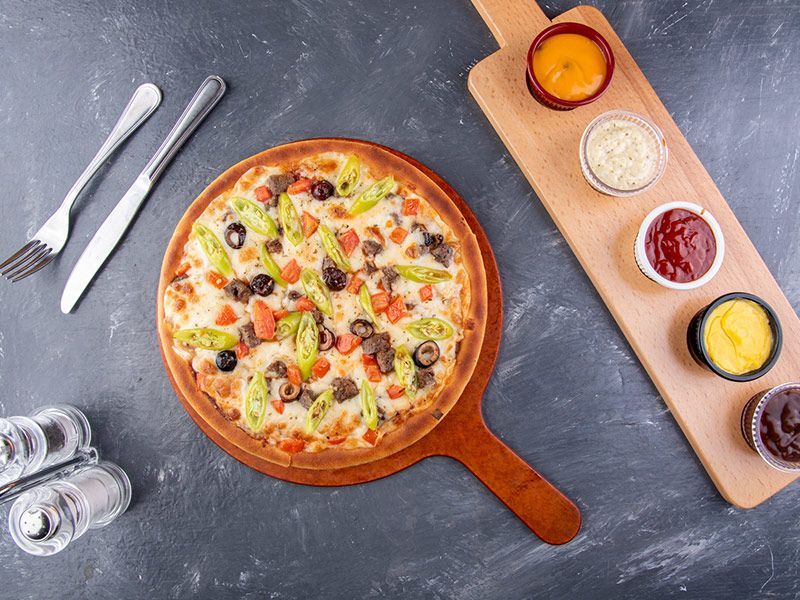 Spicy Pizza (Stuffed Crust)