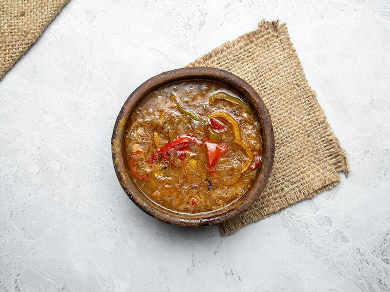 Meat With Onion Casserole