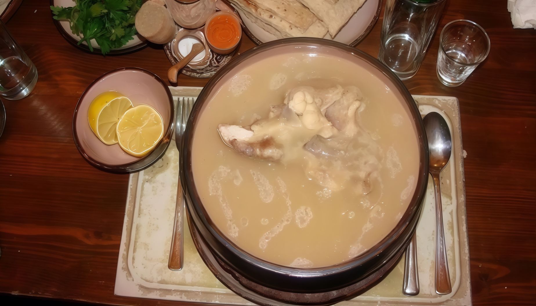Knuckles With Soup
