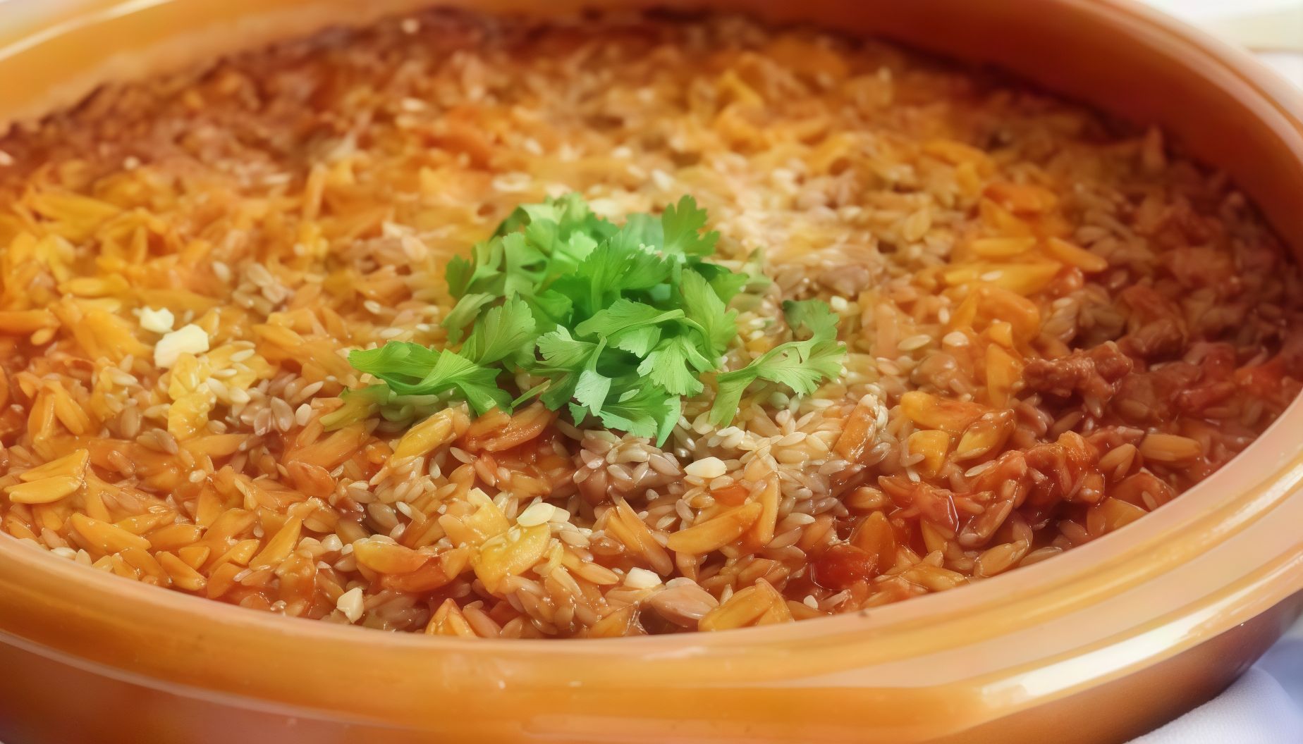 Plain Orzo Casserole