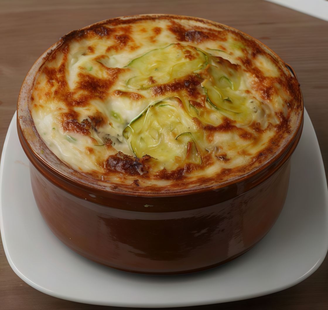 Zucchini With Bechamel Casserole
