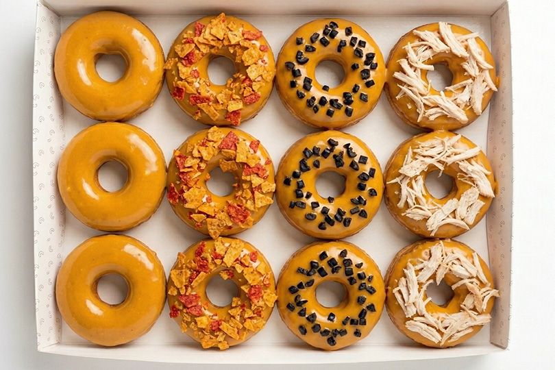 12 Pcs Cheesy Donuts