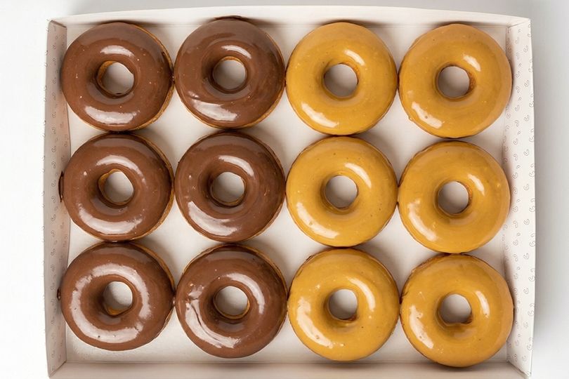 12 vegan biggie donuts