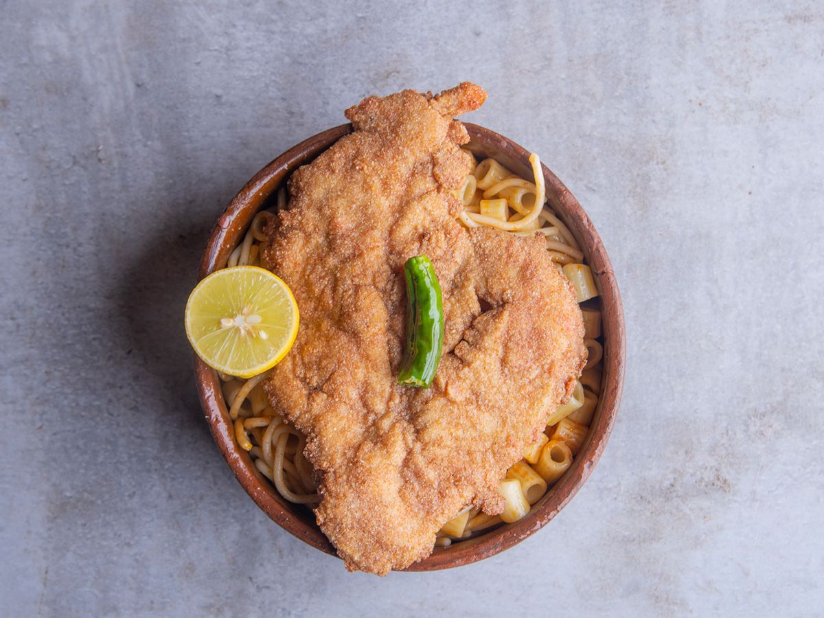 Chicken Pane Pasta