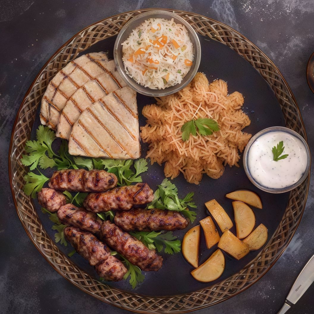 Large Grilled Kofta Meal
