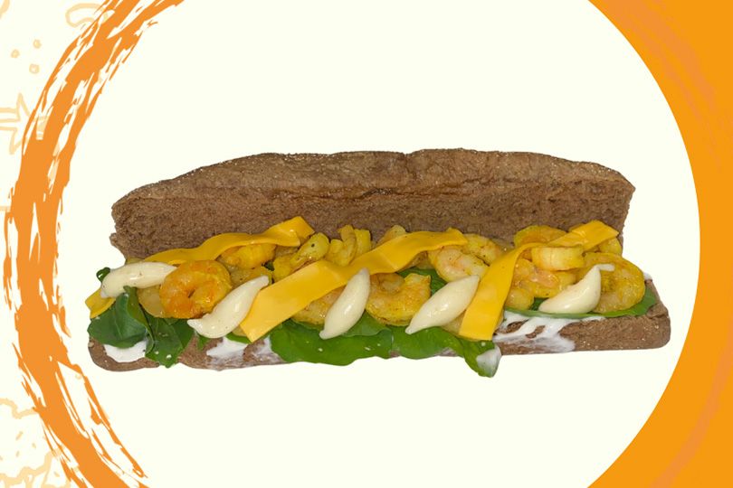 Shrimp Cheese Lovers Sandwich
