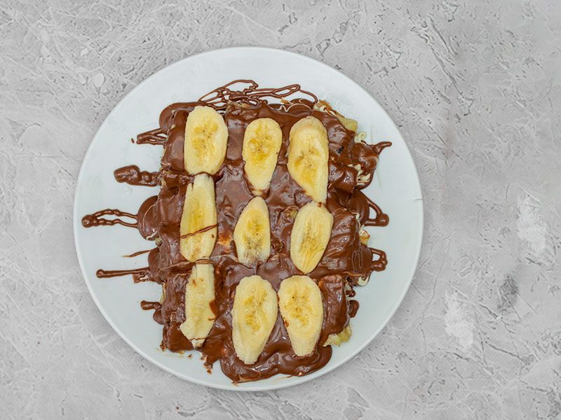 Nutella Chocolate and Banana Pie