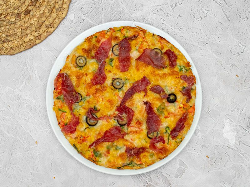 Pastrami Oriental Pizza