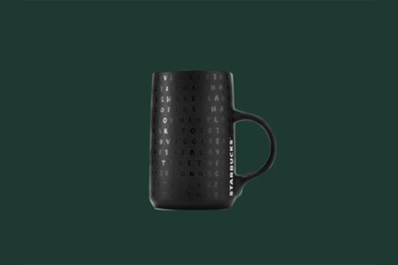 14oz Tower Connection Black Ceramic Mug